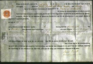 Deed by Married Women - Dame Fanny Meyrick-Original Ancestry