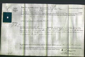 Deed by Married Women - Caroline Wentworth Pocock-Original Ancestry