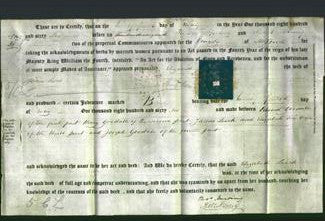 Deed by Married Women - Elizabeth Leech-Original Ancestry