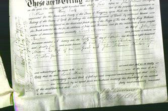 Deed by Married Women - Sarah Moxon Runton-Original Ancestry