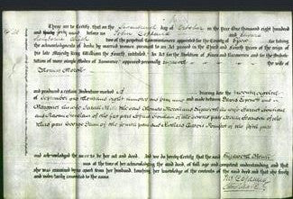 Deed by Married Women - Elizabeth Morall-Original Ancestry