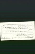 Wakefield, Massachusetts Payment Voucher - Madison S Wentworth