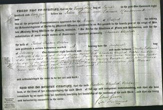 Deed by Married Women - Charlotte Elizabeth Orlebar-Original Ancestry