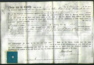 Deed by Married Women - Ann Millar-Original Ancestry
