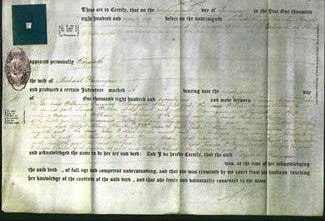 Deed by Married Women - Elizabeth Flanagan-Original Ancestry