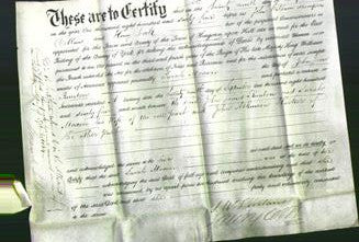 Deed by Married Women - Sarah Moxon Runton-Original Ancestry