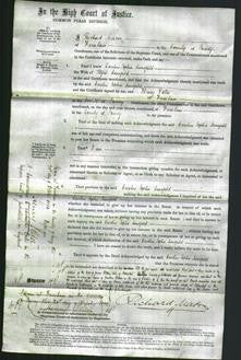 Court of Common Pleas - Caroline Sophia Mansfield-Original Ancestry