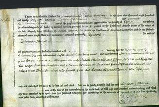 Deed by Married Women - Elizabeth Morall-Original Ancestry