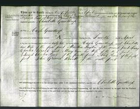 Deed by Married Women - Charlotte Gawthrop-Original Ancestry