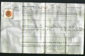 Deed by Married Women - Caroline Sophia Mansfield-Original Ancestry