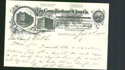 Letterhead - Van Camp Hardware & Iron Co.