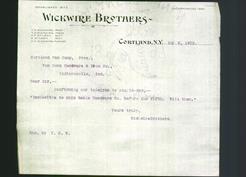Letterhead - Wickwire Brothers