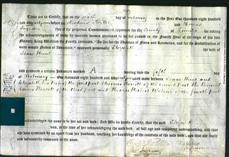 Deed by Married Women - Elizabeth Hunt-Original Ancestry