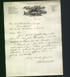 Letterhead - The Inter-State Life Assurance Company