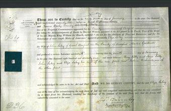 Deed by Married Women - Eliza Sabey-Original Ancestry