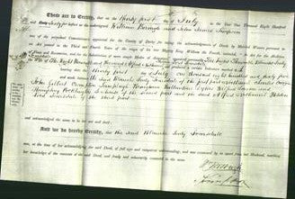 Deed by Married Women - Right Honorable Blanche Lady Searsdale-Original Ancestry