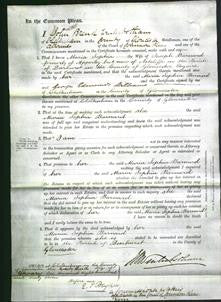 Court of Common Pleas - Maria Sophia Barnard-Original Ancestry