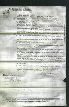 Court of Common Pleas - Ellen Mary Hunt, Marian Louisa Felstead-Original Ancestry