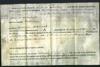 Deed by Married Women - Catherine Hitchcock-Original Ancestry