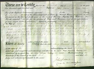 Deed by Married Women - Mary Hannah Peachey-Original Ancestry