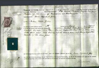 Deed by Married Women - Anne Elizabeth Geary-Original Ancestry