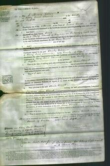 Court of Common Pleas - Anne Bennet-Original Ancestry