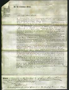 Court of Common Pleas - Mary Edwards-Original Ancestry