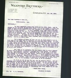 Letterhead - Wickwire Brothers