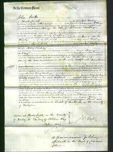 Court of Common Pleas - Mary Carding-Original Ancestry