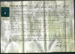 Deed by Married Women - Susannah Hayman-Original Ancestry