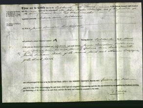 Deed by Married Women - Rebecca Ann Bull Wilkinson-Original Ancestry