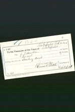 Wakefield, Massachusetts Payment Voucher - J L Sanborn