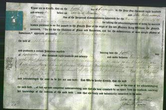 Deed by Married Women - Catherine Mary Clapham-Original Ancestry