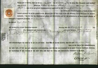 Deed by Married Women - Sarah Anne Donne-Original Ancestry