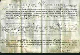 Deed by Married Women - Sarah Smith, Mary Ann White Brownjohn and Caroline White Edwards-Original Ancestry