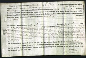 Deed by Married Women - Sarah Wood-Original Ancestry