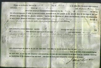 Deed by Married Women - Mary Milford Harvey Stanbury-Original Ancestry