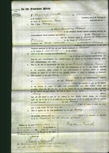 Court of Common Pleas - Mary Thomas-Original Ancestry