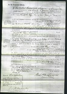 Court of Common Pleas - Charlotte Eliza Cox-Original Ancestry
