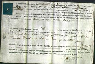 Deed by Married Women - Agnes Dover-Original Ancestry