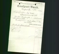 Bank Letterhead - Coalport Bank