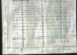 Deed by Married Women - Susanna Frances Allanson Daniell-Original Ancestry