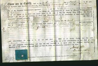 Deed by Married Women - Sarah Eliza Efeilschmidt-Original Ancestry