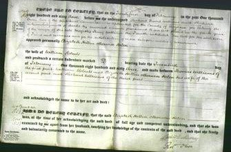 Deed by Married Women - Elizabeth Hellin Helen Roberts-Original Ancestry