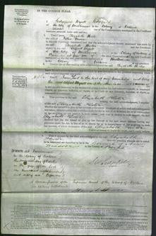 Court of Common Pleas - Elizabeth Hester Morris-Original Ancestry
