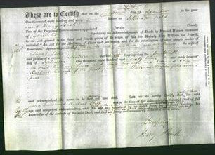 Deed by Married Women - Alice Lewis and Rachael Stiff-Original Ancestry