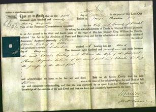 Deed by Married Women - Rebecca Cooling-Original Ancestry