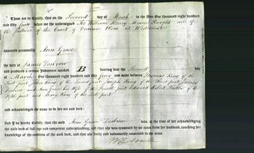 Deed by Married Women - Ann Grace Desbrow-Original Ancestry