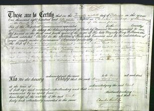 Deed by Married Women - Mary Moore Lewes-Original Ancestry