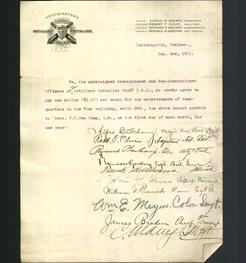 Letterhead - Artillery Battalion
